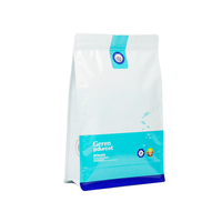 Sachet à fermeture éclair à fond plat en aluminium OEM, impression personnalisée, scellage sur 8 côtés, pour emballage d'aliments pour animaux de compagnie (chien, chat)