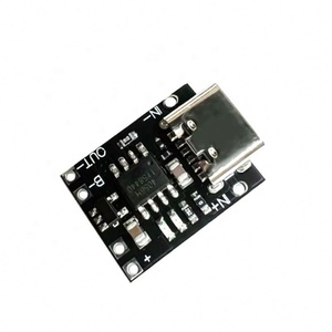 Panel de Carga Ultra Pequeño para Baterías de Litio, Módulo Cargador de Baterías de Litio Ternarias de 1A, 3.7V-4.2V, Tipo-C con Placa de Protección - Product Image 1