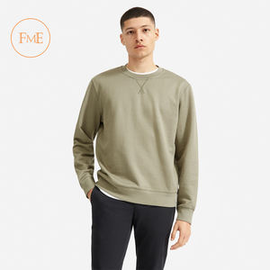 Venta caliente personalizado 100% algodón francés Terry sudadera invierno pulóver logotipo personalizado sublimado diseño de talla grande patrón sólido - Product Image 6