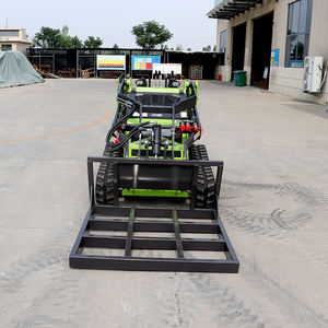 Mini-chargeuse sur chenilles hydraulique diesel, moteur Honda, pompe, chargeuse frontale, haute efficacité, 1 an de garantie gratuite - Product Image 6