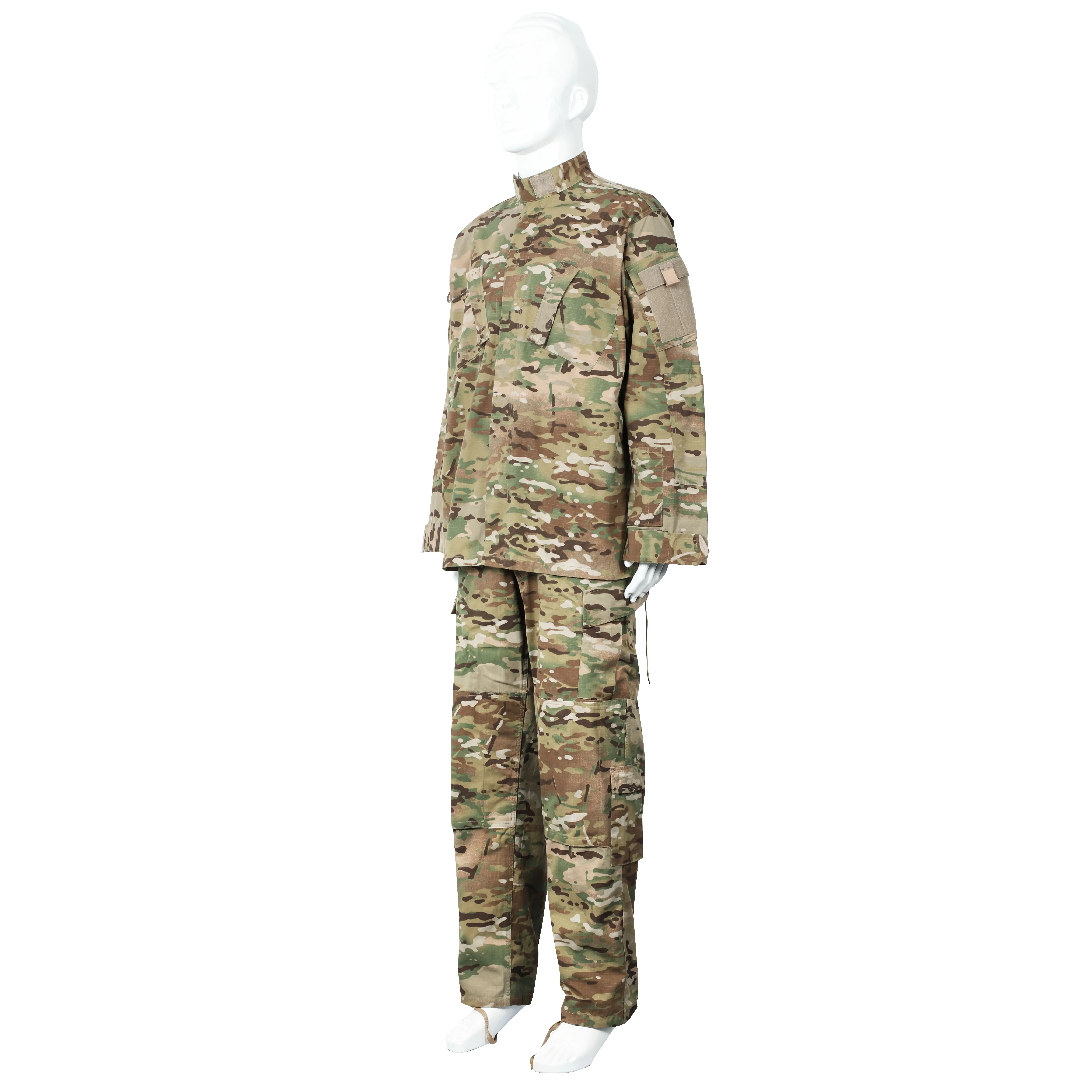 Jinteng personnalisé vert Camouflage veste tactique imperméable chaud et respirant camo costumes en gros ACU uniformes