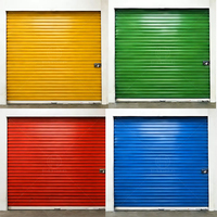 Portes à enroulement manuelles en acier galvanisé, idéales pour entrepôts, portes de sécurité durables, portes à enroulement industrielles - Vente chaude