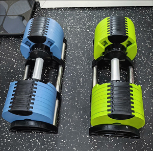 Attrezzatura <span class=keywords><strong>Fitness</strong></span>: Manubrio Regolabile da 32kg/36kg (Incrementi di 2kg) e 80lb (Incrementi di 5lb) con Supporto - Product Image 5