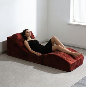 Ghế thư giãn Yoga bán chạy năm 2026 dành cho người lớn, có thể gấp gọn, hỗ trợ lưng, ghế Yoga đặt sàn, ghế sofa gấp 2 trong 1 - Product Image 2