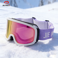 Lunettes de ski OTG personnalisées avec logo OEM, verres magnétiques de luxe pour l'extérieur, photochromiques, pour snowboard,