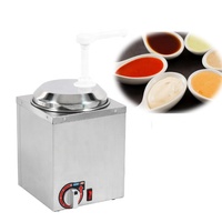 Pompe à Sauce Électrique Seau Isolant Automatique Distributeur Portable de Chocolat Distributeur de Chocolat Chaud