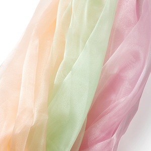 Vải Organza Trơn Mỏng Dệt Màu Trơn Mỏng 100% <span class=keywords><strong>Polyester</strong></span> Trọng Lượng Nhẹ Cho Váy Cưới/Mạng Che Mặt/Váy Thời Trang/Rèm - Product Image 1