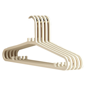Anti Slip Toothed Hanger Rectangle Shape Hook Type Clothes Organizer For Home Wardrobe Closet Use Non Marking Drying Hanger - Product Image 5