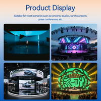 Écran LED incurvé intelligent P1.9/P2.6/P3.9-Location intérieure/extérieure pour événements, panneau mural vidéo jamais noir