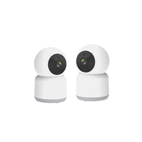 Caméra de sécurité sans fil 3MP avec objectif 3,6 mm, caméra de détection de mouvement humain WiFi 2,4 GHz