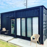 Maison de luxe de 40 pieds, construction de maison modulaire miniature, assemblage facile, maisons préfabriquées de petite taille, maison préfabriquée en conteneur de 20 pieds