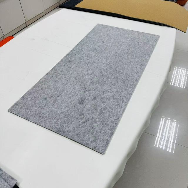 Thick Wool Felt Desk Mat with Natural Cork Underside Large Non-slip Writing Pad for Office