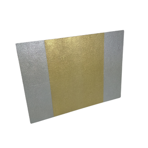 Marco de latón antiguo personalizado Varios colores 0,42x0,31x0.003 Rectangular Shagreen Rec Mantel individual - Product Image 4