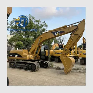 Precio bajo Equipo pesado Cat Machine 320C 320D Buenas condiciones 20Ton 23Ton 25Ton Excavadora usada Japón