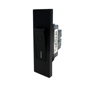 Black Bipolar Switch ZEN Line 16A 250V AC Wall Mounted Toggle Switch - Product Image 1