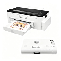 Imprimante DTF A3 L1800 2-en-1 avec four, circulation d'encre blanche, support technique à distance pour l'impression textile (feuilles et rouleaux)