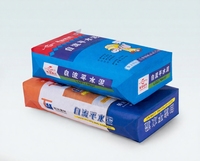 Sac en papier multicouche de 25 kg avec valve pour l'emballage de ciment autolissant en poudre, matériaux de construction, personnalisable