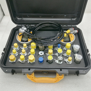 Manómetro Digital Universal de Buena Calidad para Excavadora, Instrumentos de Medición, Herramienta de Prueba, Kit de Prueba de Presión Hidráulica con 2 Manómetros - Product Image 2