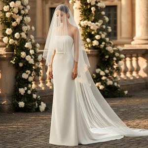 YouLaPan V131 Velo de Novia Personalizable de Cualquier Longitud, Accesorios para Ceremonia de Boda, Accesorios para Novia - Product Image 6