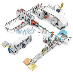 Nieuwe Design Face Tissue Making Machine Fabrikant Volautomatische Hoge Snelheid Tissuepapier Productielijn Fabriek Prijs