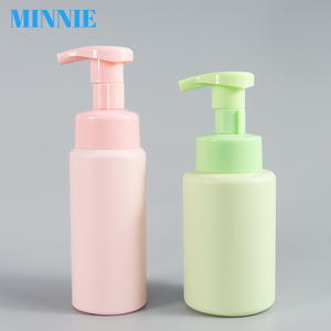 Bouteille cylindrique en plastique HDPE pour Lotion, Gel de douche, <span class=keywords><strong>Mousse</strong></span>, cosmétique, 200ml, 250ml, en stock, livraison gratuite - Product Image 1