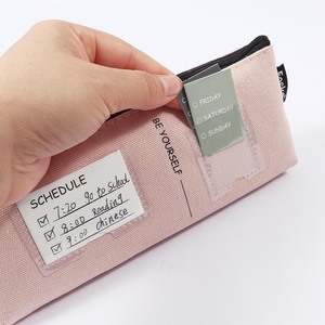 FOSKA pratico <span class=keywords><strong>astuccio</strong></span> 21*3.5*8cm Design con apertura completa di alta qualità materiale tela con chiusura a Zip borsa per il trucco con spazio spazioso - Product Image 5