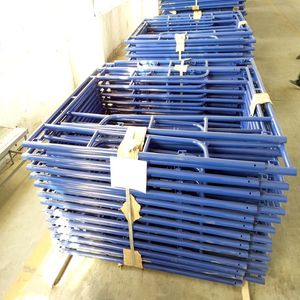 Good Quality Cheap Steel Scaffoldings Ladder Frame Construction Scaffolding Mason Step Ladders Frame - Product Image 5
