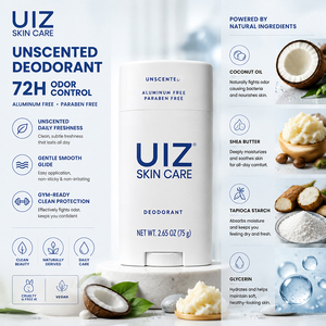 <span class=keywords><strong>D</strong></span>éodorant stick <span class=keywords><strong>sans</strong></span> <span class=keywords><strong>aluminium</strong></span> 75g, contrôle des odeurs 72H, non parfumé, avec huile de coco et beurre de karité, pour hommes et femmes, soin quotidien des aisselles - Product Image 4