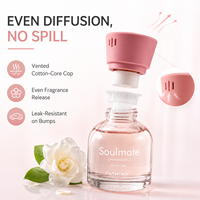 FASHIKO Désodorisant Voiture OEM ODM 80ml Flacon de Parfum Liquide Anti-déversement Écologique avec Coton Diffuseur Sûr pour Enfants/Animaux Domestiques Longue Durée