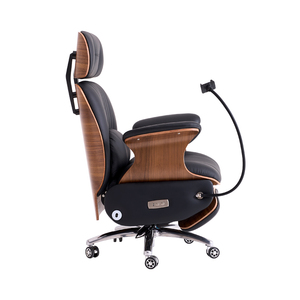 Luxury Ergonomic Office Chair with 160° Recline, USB Charging, Massage Lumbar <b>Support</b> & Adjustable Height - Product Image 3