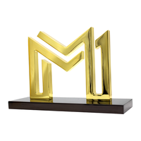 Trophée en métal de haute qualité conception d'usine entreprise célébration prix trophée commémoratif entreprise trophée personnalisé