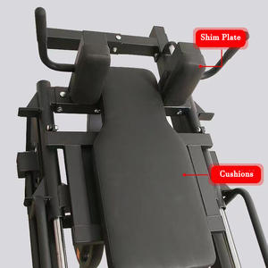 Mesin Leg Press Hack Squat Desain Baru 45 Derajat Fungsi Ganda Beban Bebas untuk Penggunaan Gym Komersial Kebugaran Berteknologi Tinggi - Product Image 2