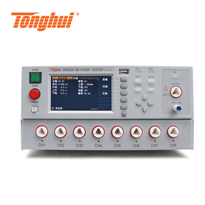 เครื่องทดสอบความทนทานแรงดันไฟฟ้า Tonghui TH9320S8 แบบ 8 ช่องสัญญาณ AC/DC ช่วง 0.05 ถึง 6.00 กิโลโวลต์ พร้อมหน้าจอแสดงผลดิจิตอล - Product Image 1