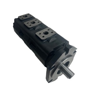 Pompe à engrenages horizontale triple hydraulique Holy Continent JHP404025 pour foreuse et ponceuse de pieux - Product Image 1