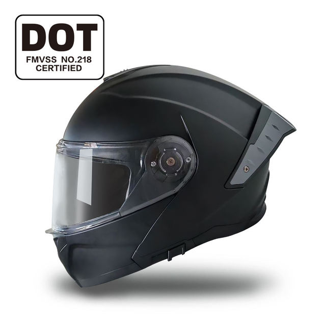 Premium BAX Flip up Helmet BX-520 New XL 2026 Trendy Design ABS Shell DOT Approved Dual Purpose Riding Gear Factory Direct