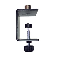 Lot de pinces de Table noires en poudre, estampage de haute qualité, revêtement métallique léger