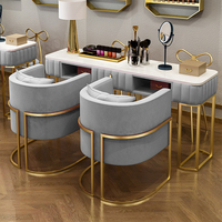 Chaises de salle à manger rembourrées en tissu, style Mid-Century Moderne, dorées, vente en gros directe d'usine, à prix abordable, pour villas et parcs