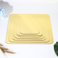 Plateau à gâteau rond double face personnalisé avec logo OEM, en carton blanc enduit, qualité alimentaire, vente en gros, base de tambour à gâteau pour boulangerie