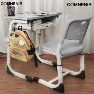 Mesa e Cadeira Escolar Moderna de Plástico Ajustável em Altura para Alunos do Ensino Fundamental - Product Image 2