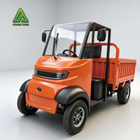 Tricycle électrique solaire chinois à énergie nouvelle, carrosserie ouverte, 4 passagers, haute capacité de charge, batterie 60V, autonomie 50-70 km