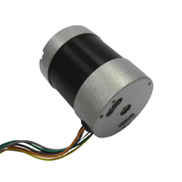 Motor Brushless Nema 23 50W/70W Bldc dengan Driver Terintegrasi 24V 4000rpm Motor DC untuk Robot AGV