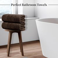 Serviettes en coton marron anti-décoloration personnalisables avec logo, écologiques, pour salons de coiffure, de beauté, de manucure et de spa
