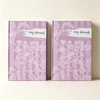 Carnet de notes professionnel haut de gamme avec logo personnalisé, couverture rigide dorée, écologique, imperméable, pour le bureau et l'école