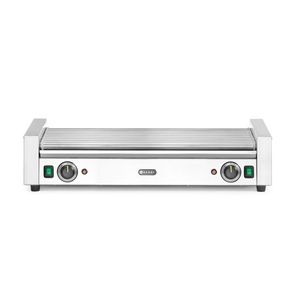 HENDI Parrilla Comercial para Salchichas XL de 2 Zonas con 14 Rodillos 220-240V/2000W Acabado Plateado 732x590x168mm - Product Image 1