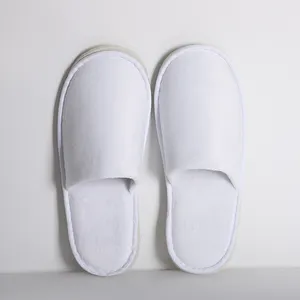 Groothandel Hotel Velours Slippers Gerecycled Biologisch Afbreekbaar Badstof Slippers Voor Hotels