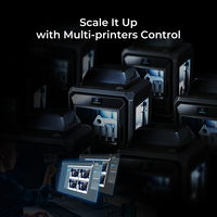 Creality Sermoon D3-Imprimante 3D de bureau industrielle FDM assemblée et fermée avec nivellement automatique et Wi-Fi, volume de construction 300*250*300mm