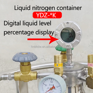 Réservoir d'azote liquide en acier inoxydable auto-pressurisé YDZ200, certifié CE, programme de refroidissement de laboratoire, dispositif industriel cryogénique - Product Image 6