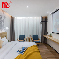 Meubles de chambre à coucher de l'hôtel Hilton, panneaux en chêne, durables, modernes, écologiques, ensembles de chambre à coucher pour appartements et villas, hôtels 3 à 5 étoiles