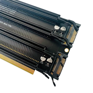 4‑Port PCIe x16 to x4x4x4x4 Splitter <b>Card</b> PCIe Bifurcation Adapter Multi‑GPU Expansion Board - Product Image 4