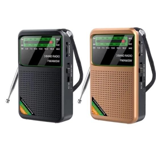 Tg-77 Mini Fm / Am / Sw Portable Full-band Full-channel Pocket Portable Radio